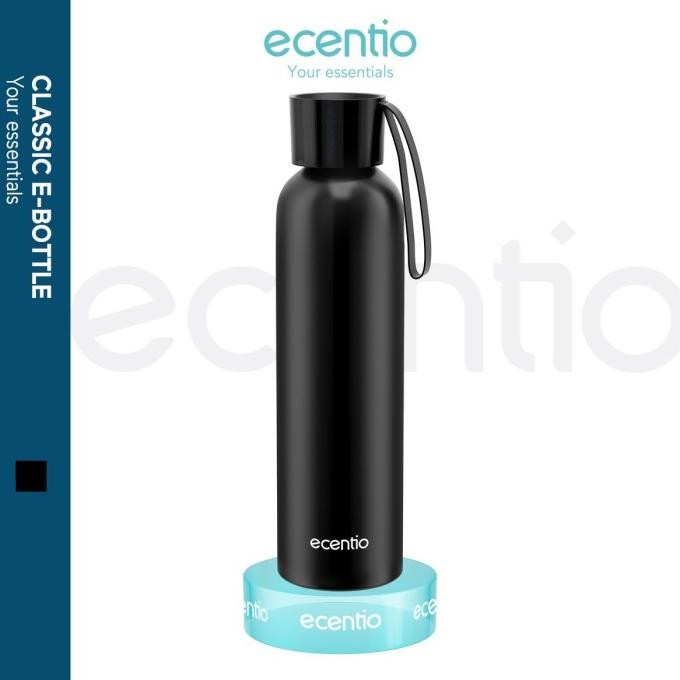 ECENTIO WATER BOTTLE 615ML BOTOL MINUM EASY GRIP BOTOL MINUM TUMBLER KANTOR DEWASA TAHAN DINGIN LUCU