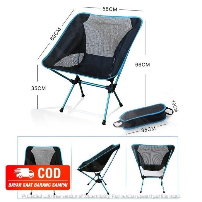 Kursi Lipat Folding Chair Camping Outdoor Mancing Ultralight Jocestyle