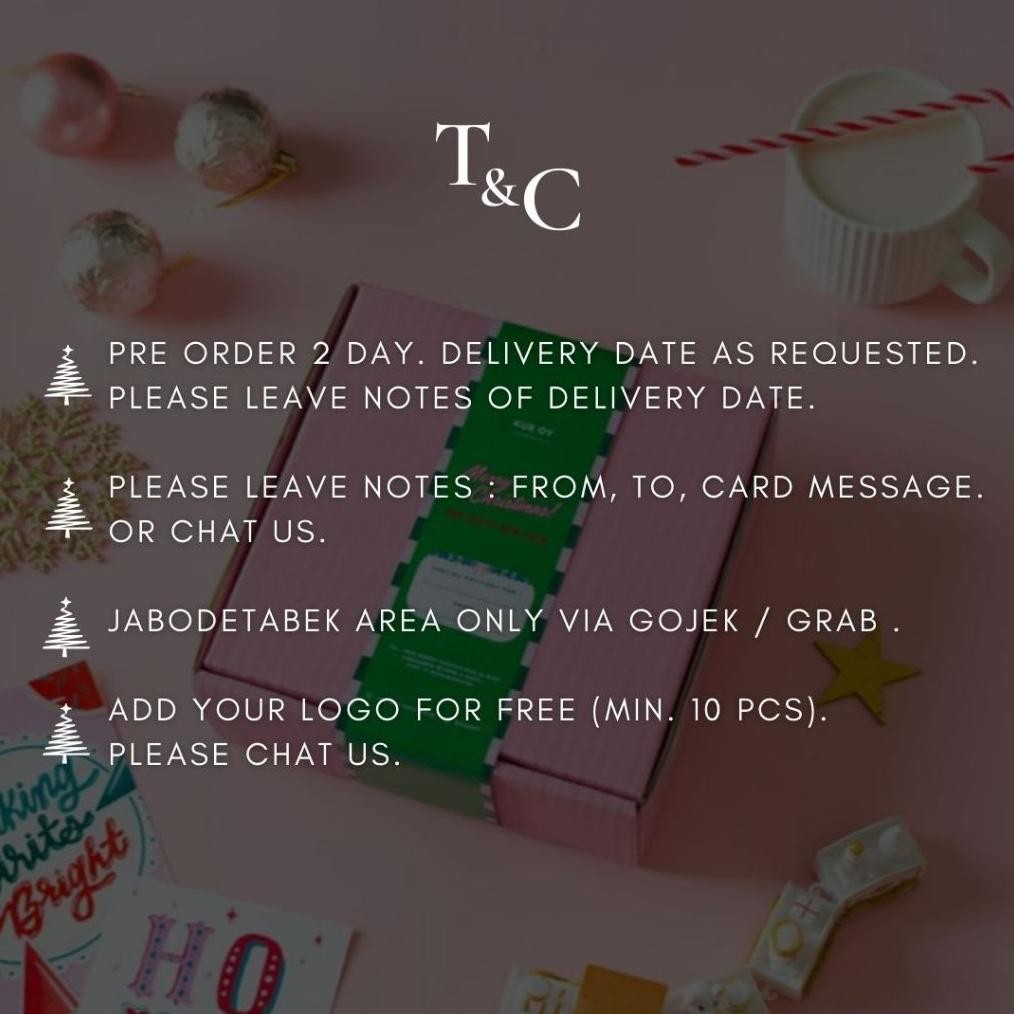 

CR - CHRISTMAS HAMPERS NATAL / PARCEL - Fudgy Brownies & Macacroni Schotel TERLARIS