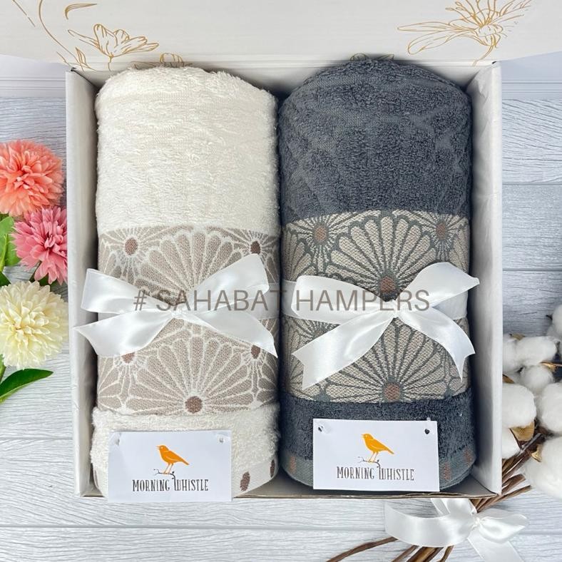 CR - [Promo] Hampers Mewah 2 Handuk Morning Whistel by Terry Palmer| Hampers Anniversary |  Hampers 