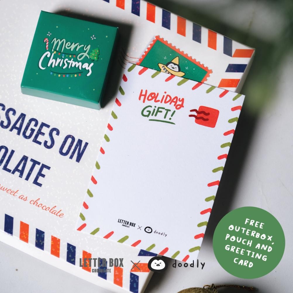 

CR - Letter Box - Hadiah Natal / Chocolate Christmas Gift Small 2x2 TERLARIS