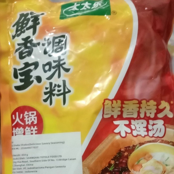 

Totole Kaldu Shabu Shabu 454 GrBumbu Kaldu