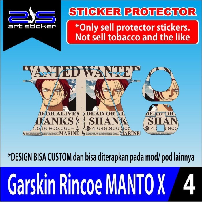 

Man To X Smoke Blue Casing/Case Stiker Skin Wrap CUSTOM - Premium Quality