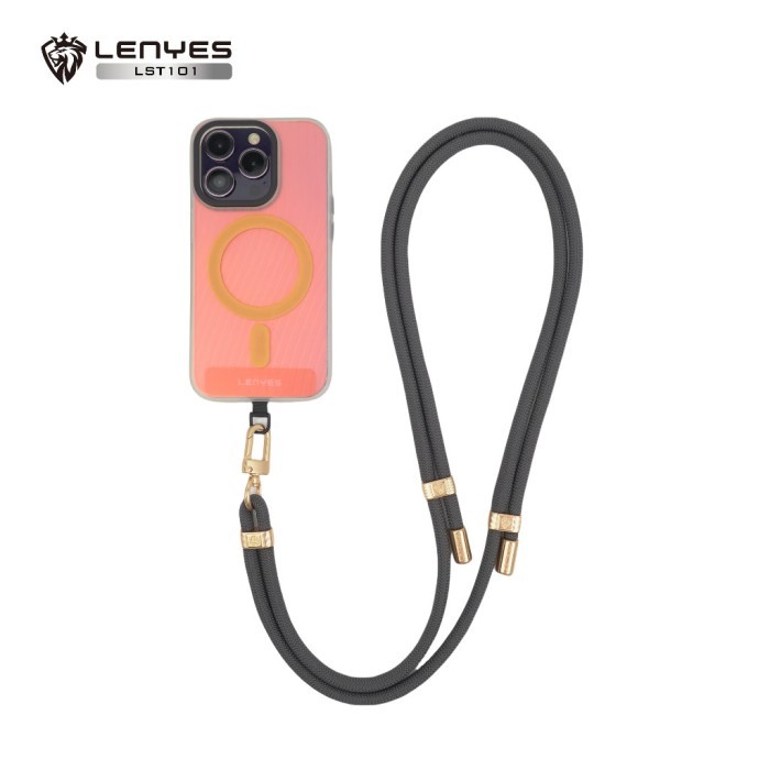 

LENYES LST101 Lanyard Casing Handphone Universal Neckalce Strap Adjustable Tali gantungan