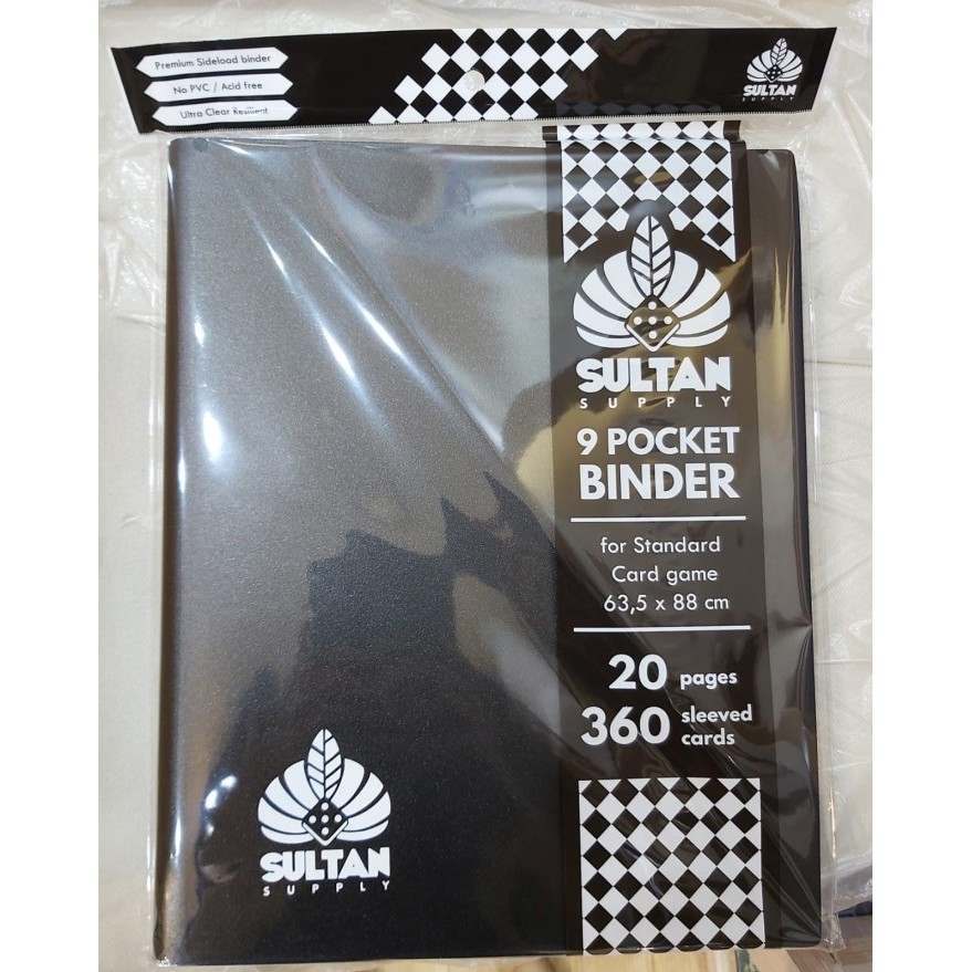 

TERBARU - Sultan Supply Card Album 9 Pocket Binder Black