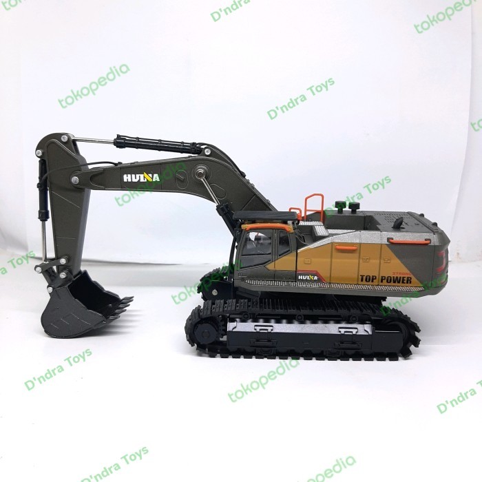 Diecast Niatur Alat Berat Excavator Huina - Die-Cast Excavator