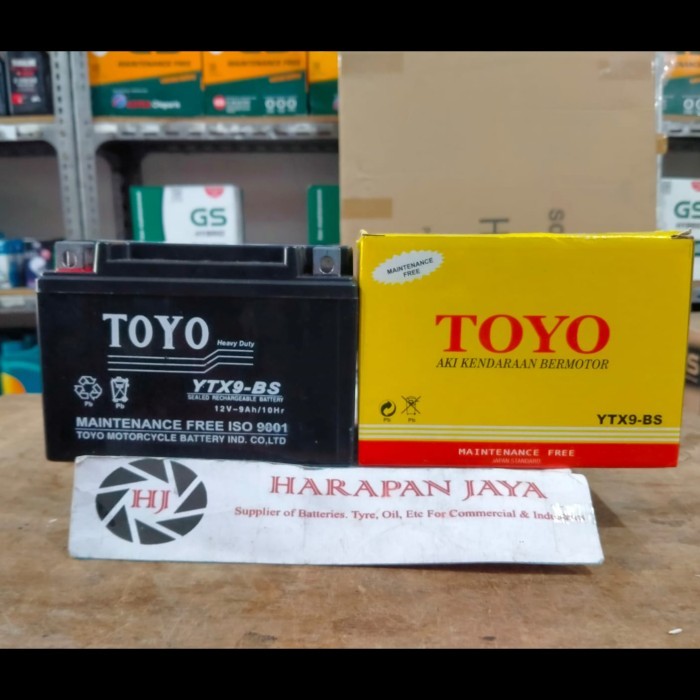 AKI MOTOR TOYO YTX9-BS (9AH) KERING
