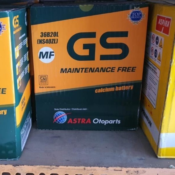 aki kering Gs Astra MF ns40zl mobilio 36B20L