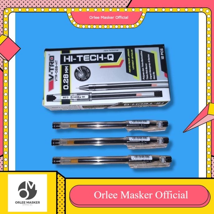 

BOLPOIN HI-TECH V-TRO 1 LUSIN (ISI 12 pcs)