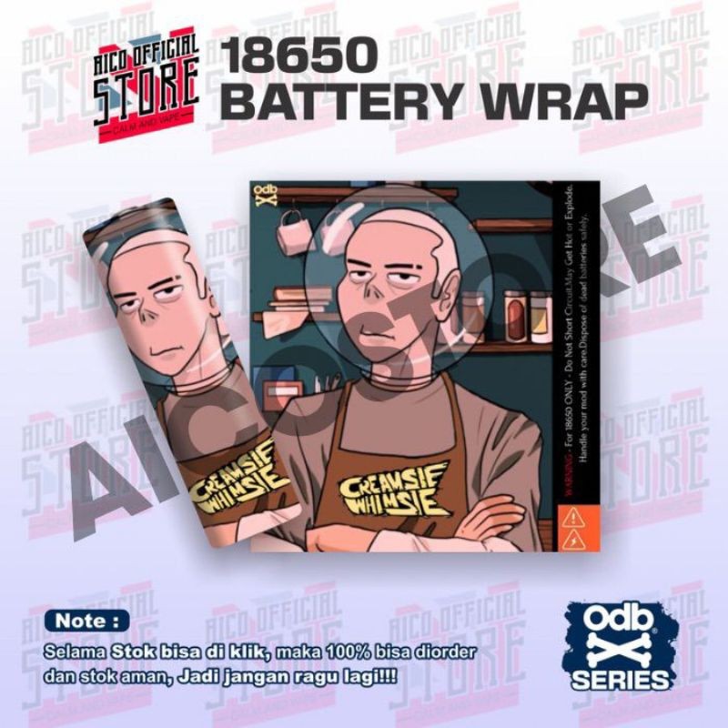 

Famstore Stiker Wrap Baterai 18650 O D B X Kremsi Whimse Motif Untuk Melindungi Dan Memperindah Tampilan 9 Casing/Case Stiker Skin Wrap CUSTOM - Premium Quality