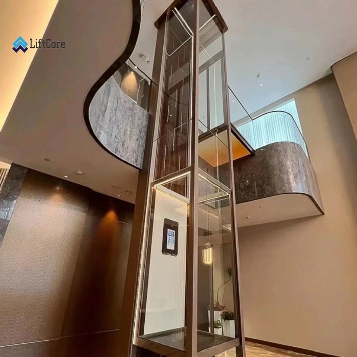 Lift Rumah, Lift Vila 3 Lantai Mewah
