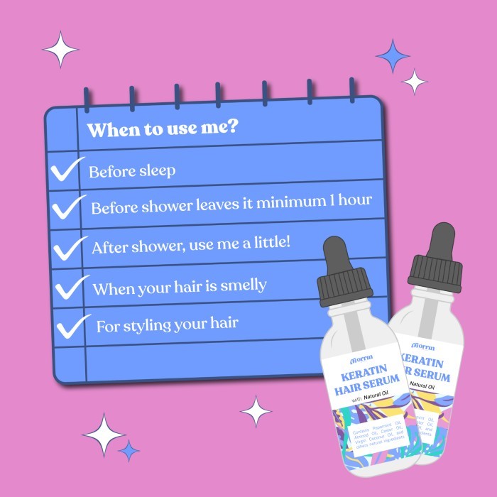 Keratin Hair Oil Serum By Morrin