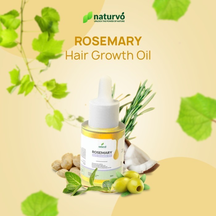 Rosemary Hair Growth Oil Serum Umbuh Rambut & Brewok Ala Ampuh