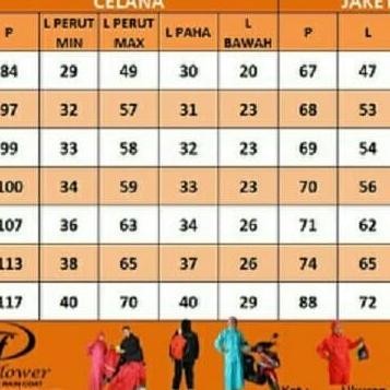 Jas hujan Sunflower original/mantel hujan