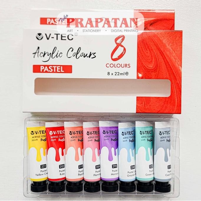 

BARU CAT AKRILIK SET V-TEC 8X22ML | V-TEC ACRYLIC SET