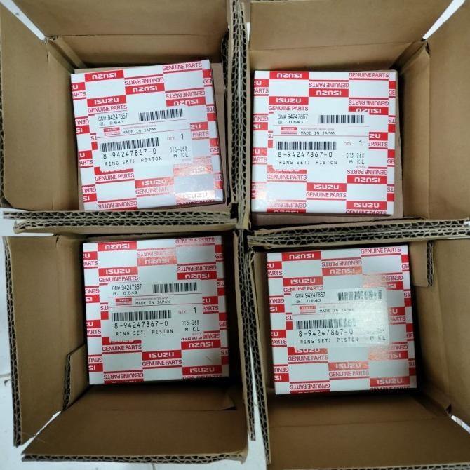 Liner set kit piston ring seher engine isuzu panther 2.5 turbo japan [ PICCA ]