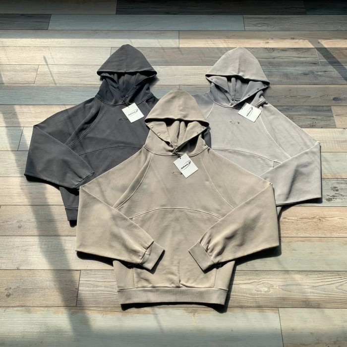 GRAILZ - Pigment Dyed Streamline Washed Hoodie - 23SS