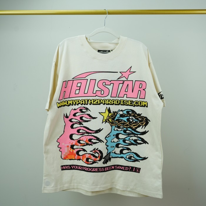 Hellstar Pixel T-Shirt - White
