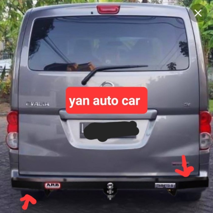 TOWING BAR ARB PENGAMAN BEMPER BELAKANG NISSAN EVALIA FULL BODY
