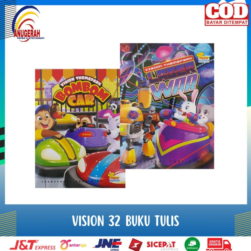 

New Arrival Buku Tulis Vision 32 (Pak)