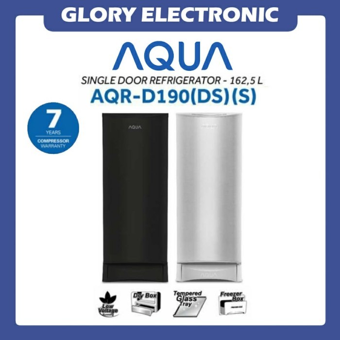 KULKAS AQUA SANYO D 190 S D190S SLIM BEAUTY