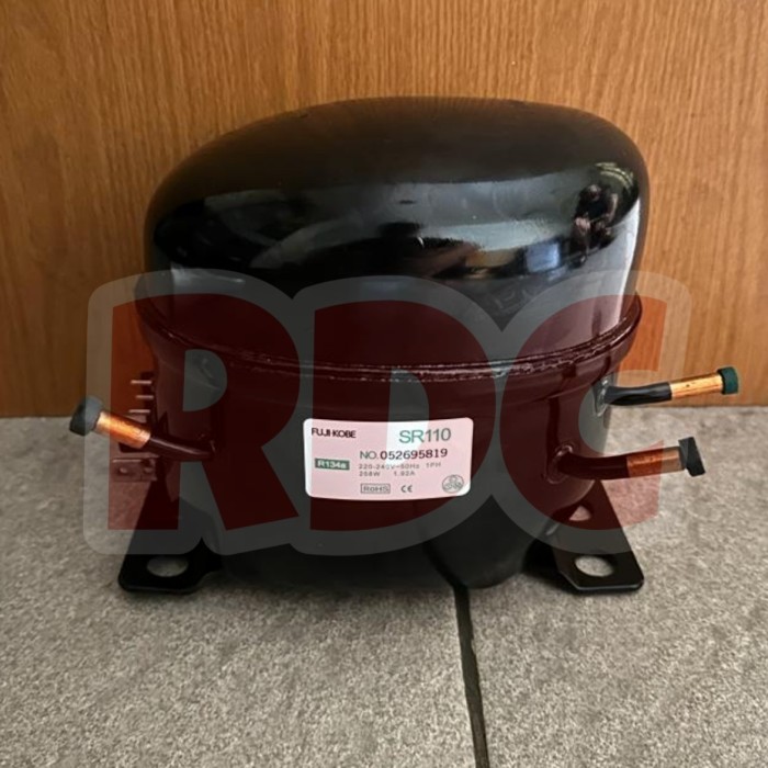 KOMPRESOR FUJI-KOBE SR110 COMPRESSOR KULKAS FREEZER 1/3PK R134