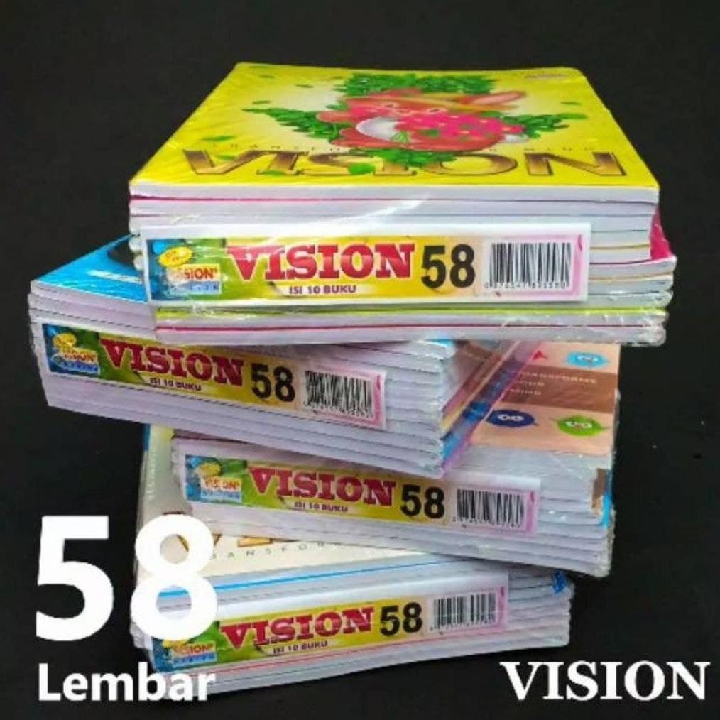 

Viral [Pak] Buku Tulis Vision Isi 58 Lembar (10 Pcs)