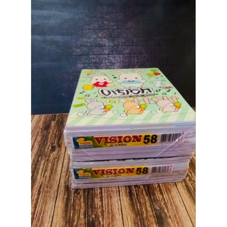 

Terlaris Buku Tulis Vision 58 (1 Pak Isi 10 Buku)