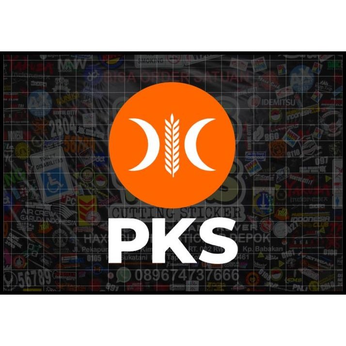 

GRATIS ONGKIR CUTTING STICKER PKS LOGO BARU UKURAN 8 CM !!!!!!