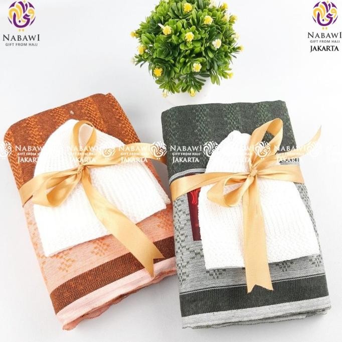 Bestseller Hampers Sarung+Peci Rajut Souvenir Tahlilan Tasyakuran Oleh Oleh Haji