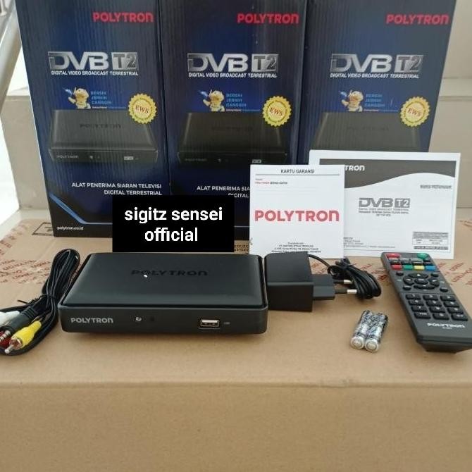set top box Polytron pdv 620T2 digital tv DVB T2 DVBT2 STB 620 T2 BIN