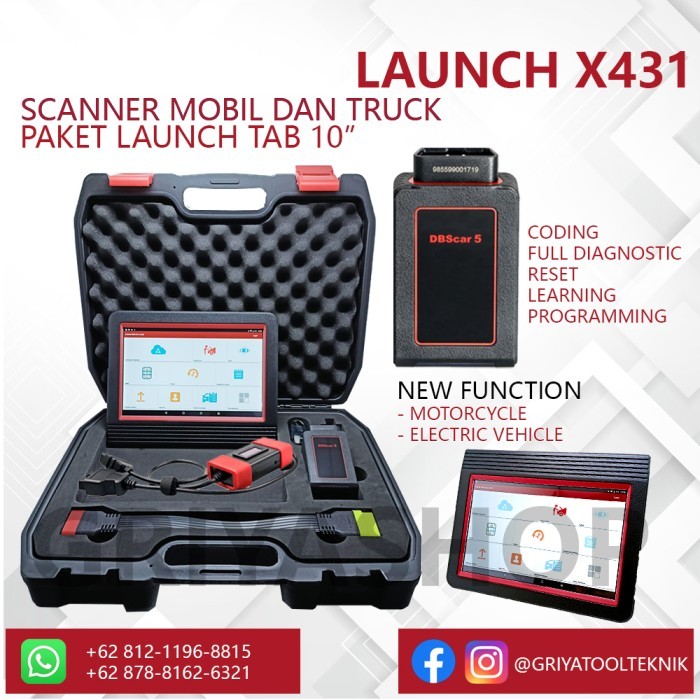 Launch X431 Professional Car & truck Scanner Tablet 10"