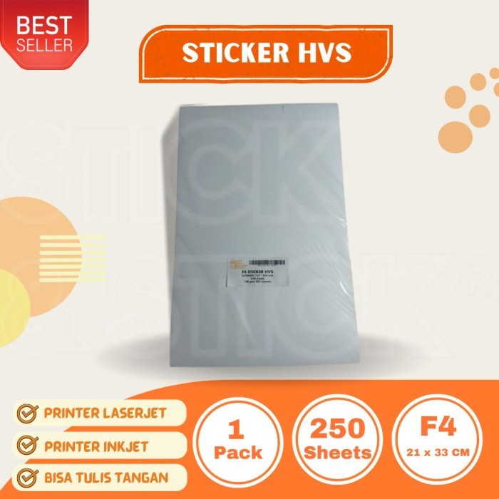 

BEBAS ONGKIR - F4 Sticker HVS DOFF ULTIMATE Quality 250 Lembar