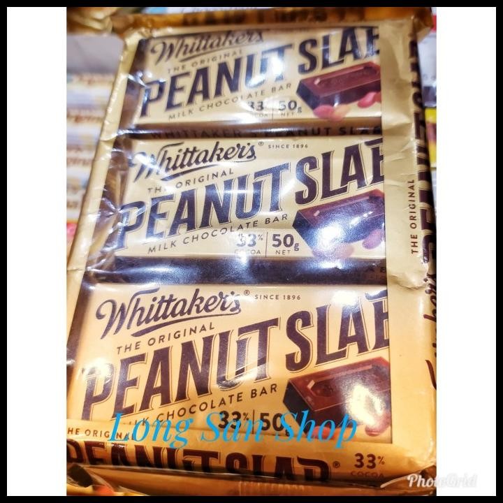 

Whittaker'S Peanut Slab Chocolate (3 Pcs @ 50 Gr) - Coklat Impor