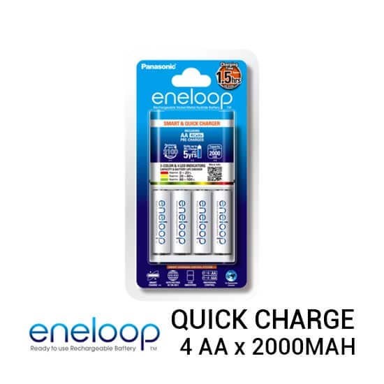 Panasonic Eneloop BQ-CC55N Advanced, Smart and Quick Charger