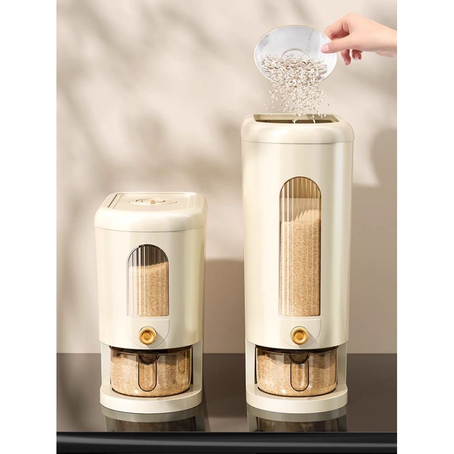 Tempat Penyimpanan Beras Rice Berrel / Tempat Beras Estetik Premium