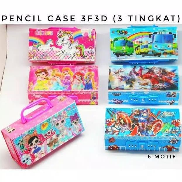 

Varian Terbaru ! Tempat Pensil/ Kotak Pensil KODE 3 Dimensi 3 Tingkat