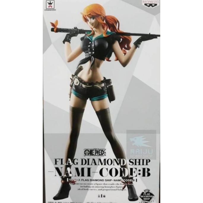 Flag Diamond Ship " One Piece " Nami Code:B