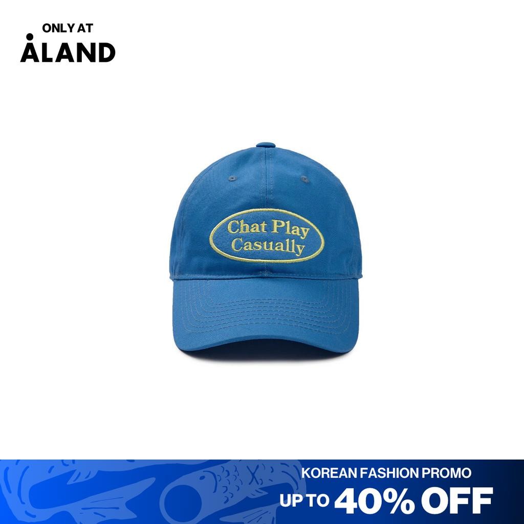 ALAND - MMLG - Color Button Cotton Cap (Blue) - Aksesori Topi Biru Unisex