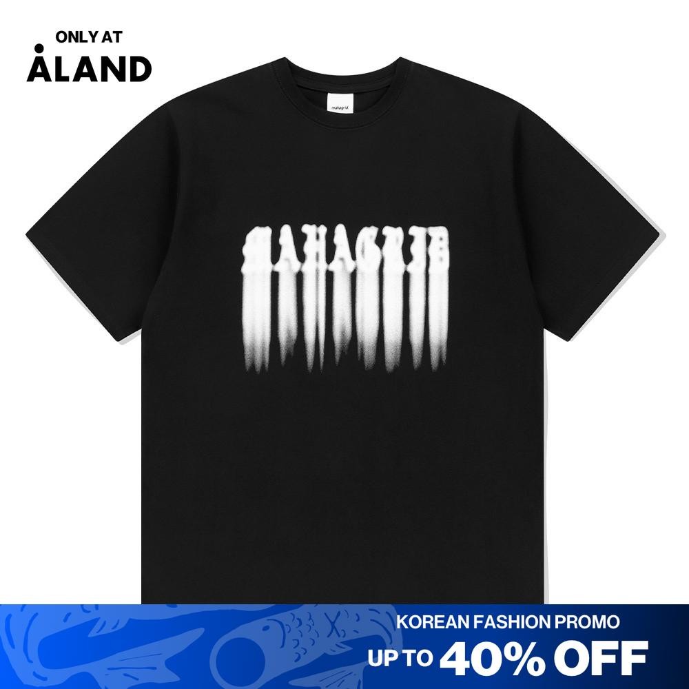 [ALAND] MAHAGRID - Motion Blur Tee Black - Atasan Kemeja Pria Hitam