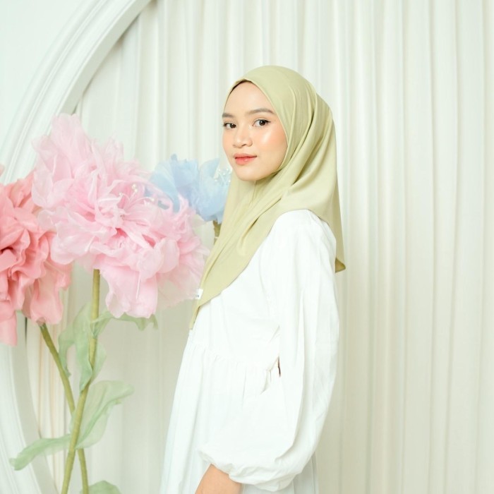 Kenan - Paket Usaha Clara Instan Size M Jersey Isi 10 Pcs (Random) Jilbab Muslim #Original