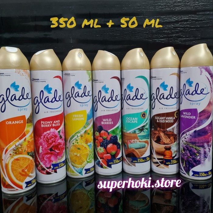 Glade Aerosol Pengharum Ruangan 350ml + 50ml