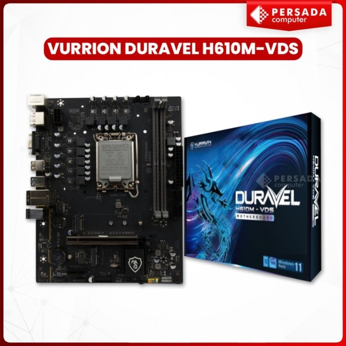 HARGA DISC - MOTHERBOARD VURRION DURAVEL H610M-VDS (Intel H610, LGA 1700, DDR4)