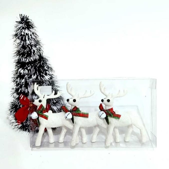 

Sale! New Pajangan Rusa Natal Murah Isi 3 Dekorasi Kado Natal Merry Christmas Raindeer Ornamen Rusa Gold Putih Santa