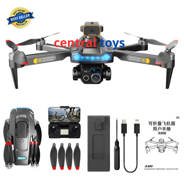 TERMURAH - drone brushless GPS P15 PRO dual camera 8K optical flow drone kamera