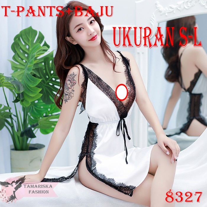 TERBATAS BAJU PAKAIAN LINGERIE DRESS DASTER CELANA DALAM SEXY WANITA DEWASA 048
