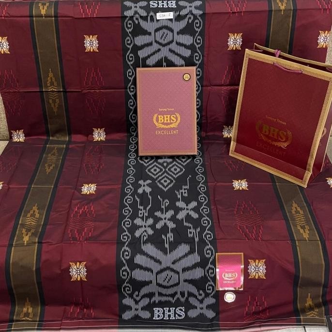 Kain Sarung Bhs Excelent Gold Ska Murah Kualitas Premium