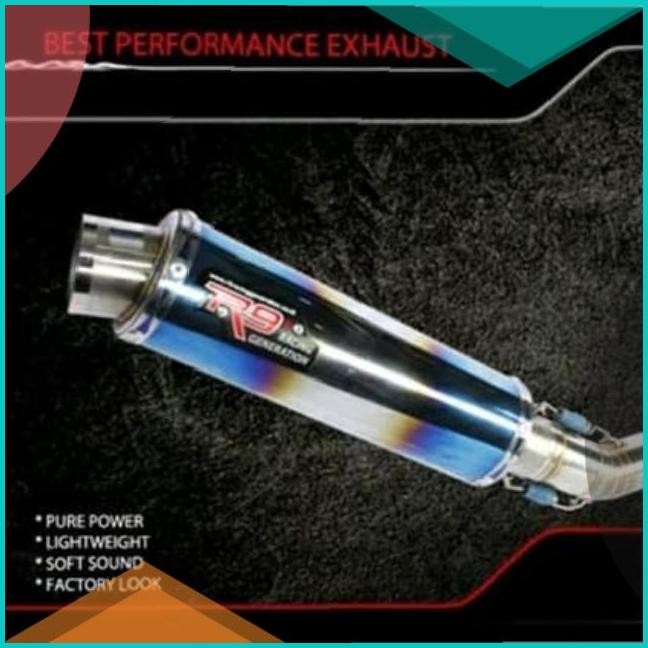 Knalpot R9 New Mugello Yamaha MX new original 11OKTZ4 perkakas