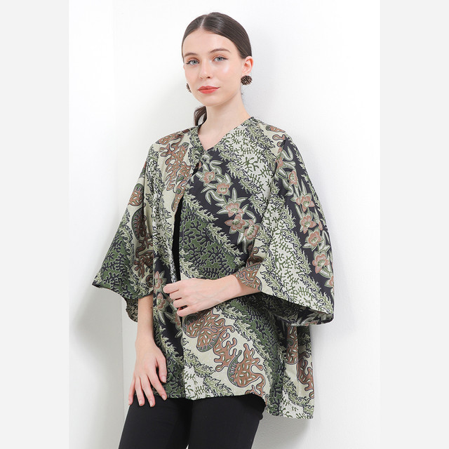 LUIRE by Raden Sirait Coat Midi Batik Wanita