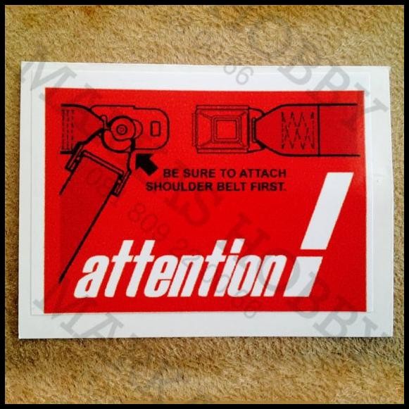 

DISKON STIKER ATTENTION ( WARNING SIGN ) !!!!!!